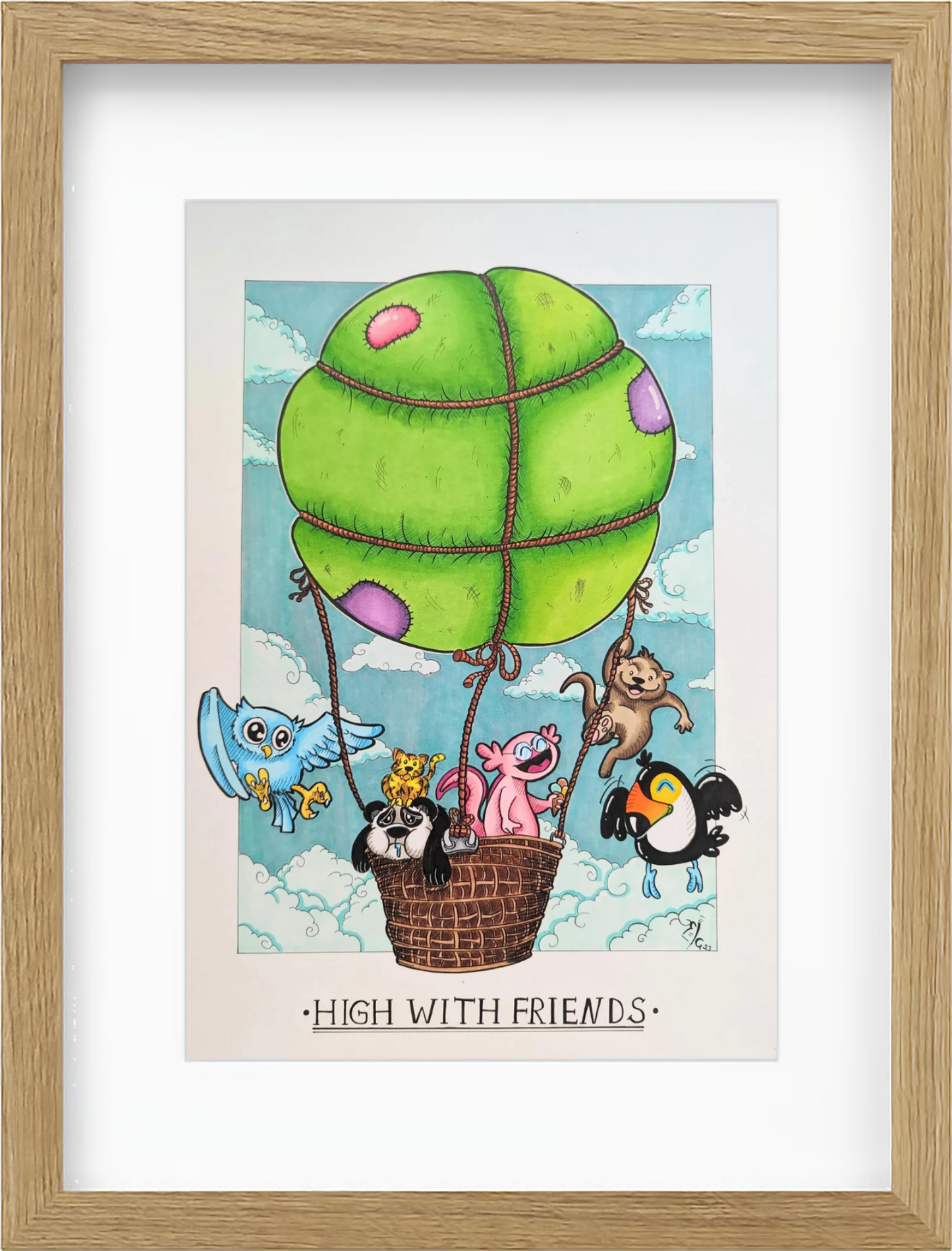 "High with friends"