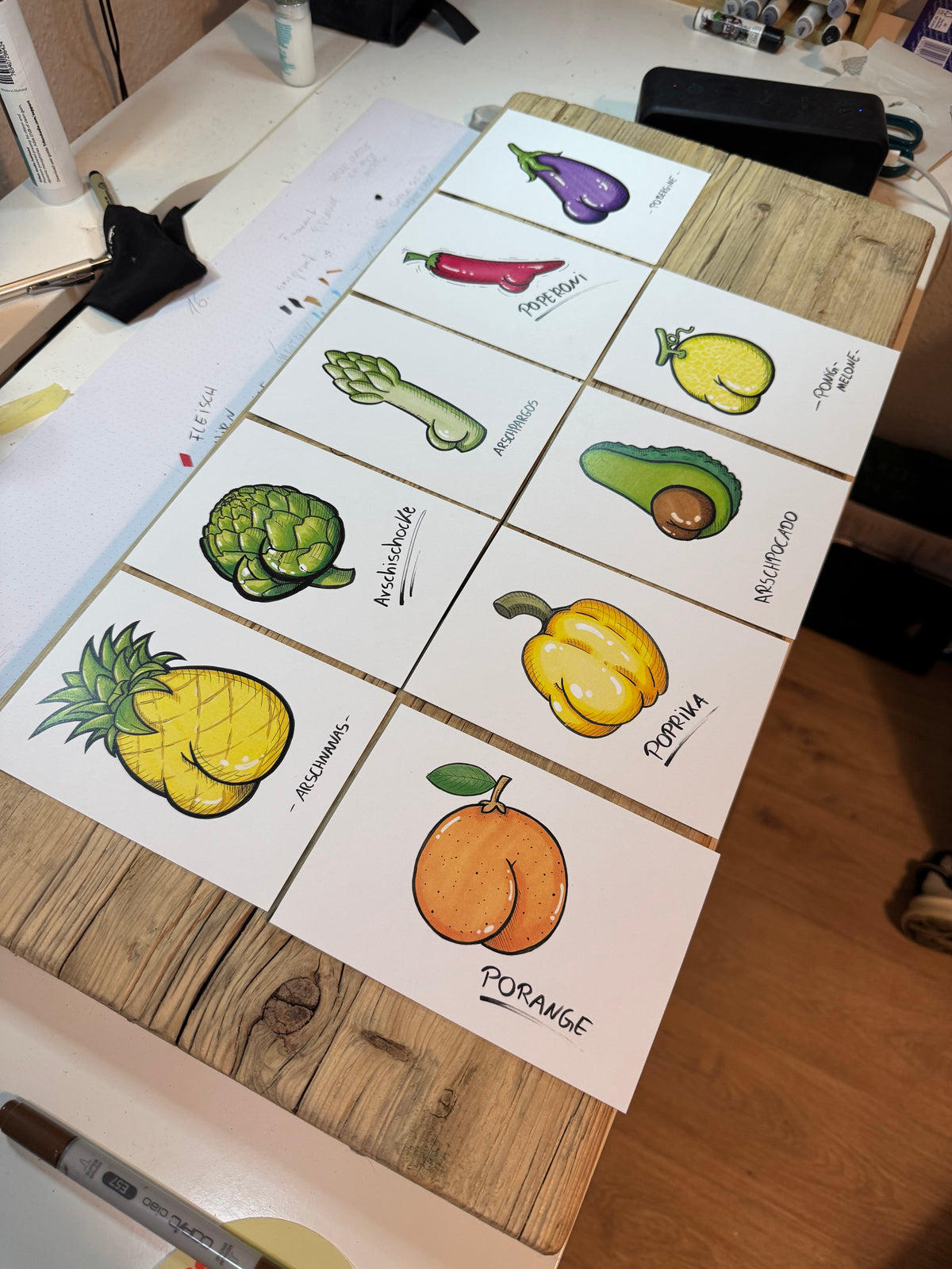 G-rußkartenpaket "Arschfruchtsalat 1.0"
