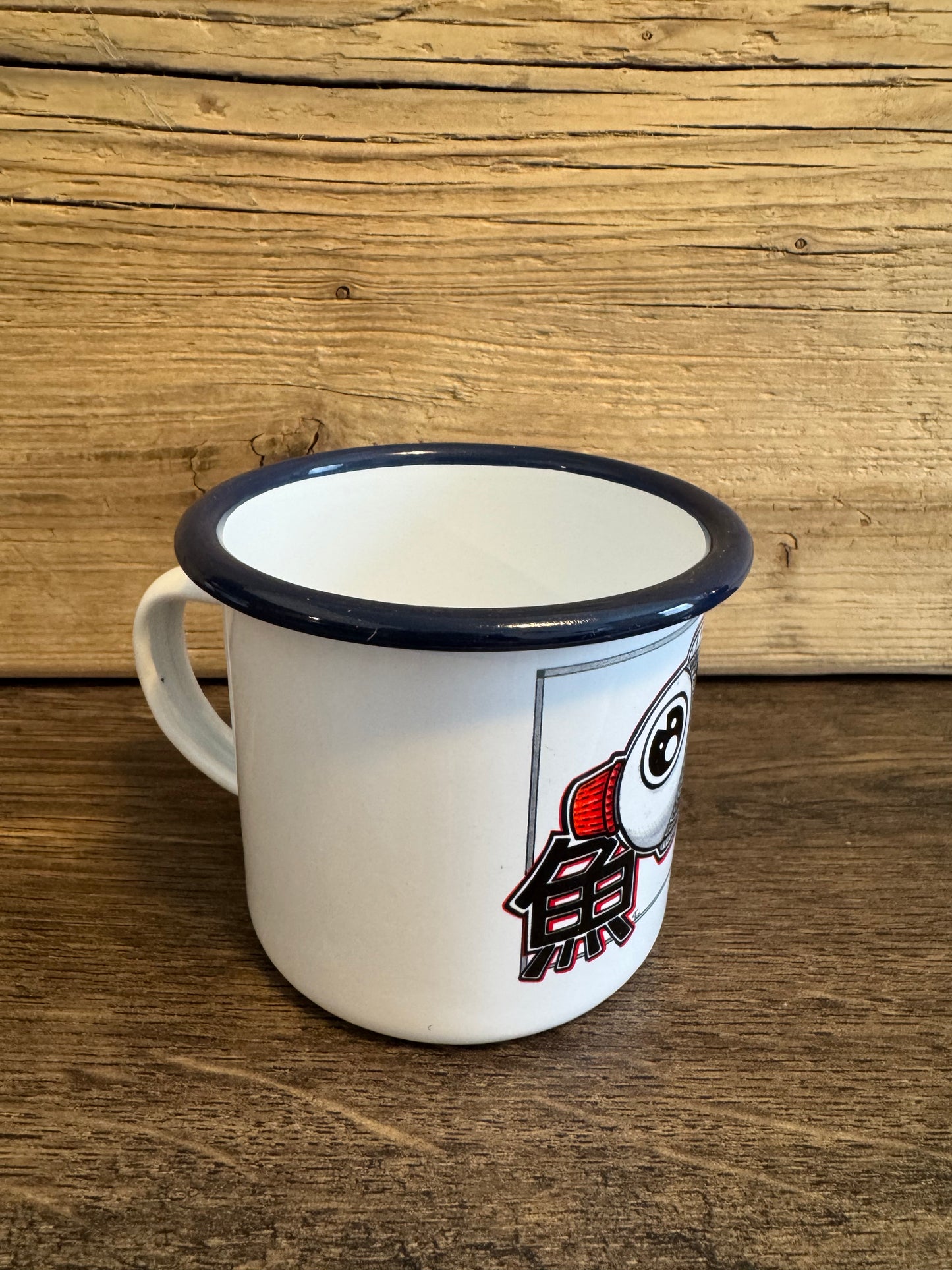 Emaille Tasse Sushifisch