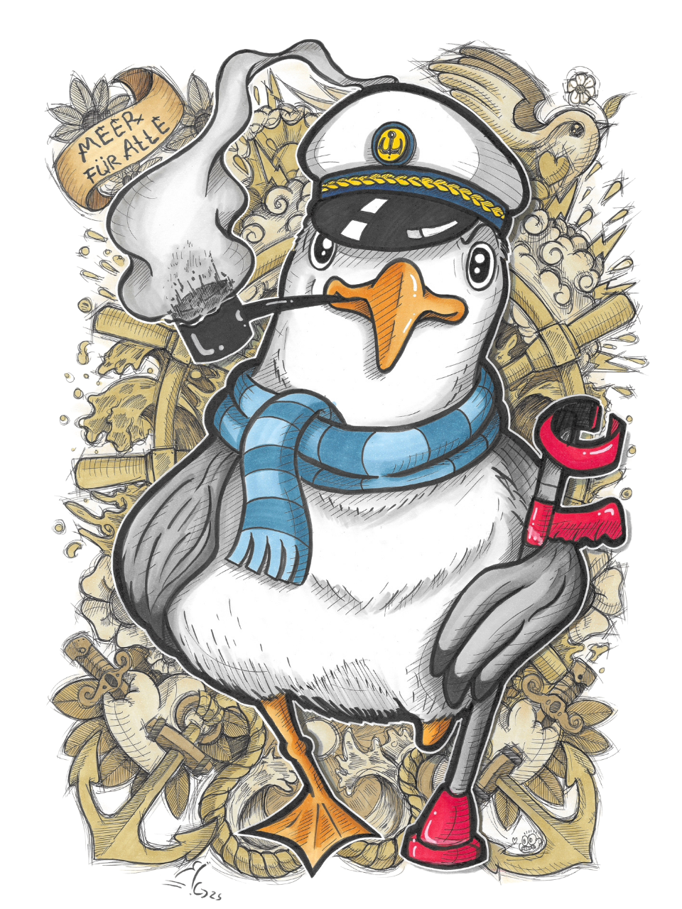 Möwe inklusive
