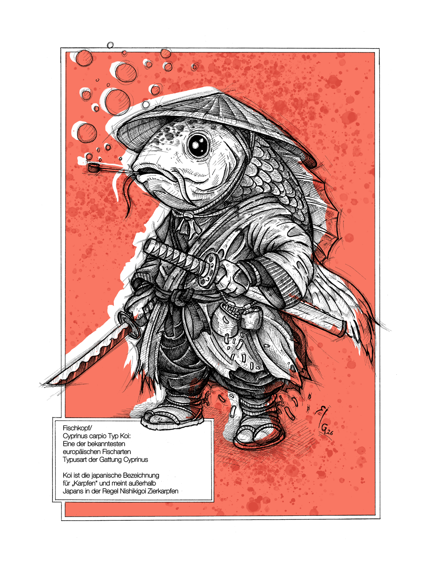 Fischkopp Typ Koi
