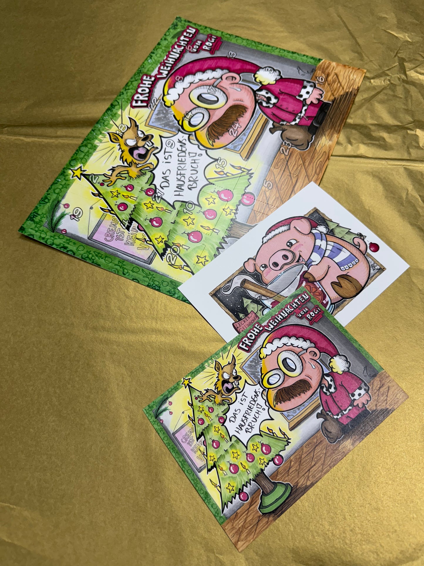 Advents-G-lender (inklusive 2 Postkarten)