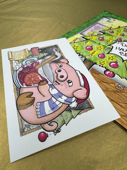 Advents-G-lender (inklusive 2 Postkarten)