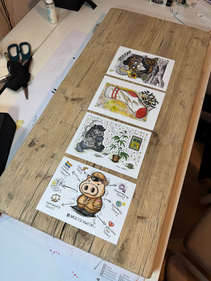 G-rußkartenpaket "linksversifft"