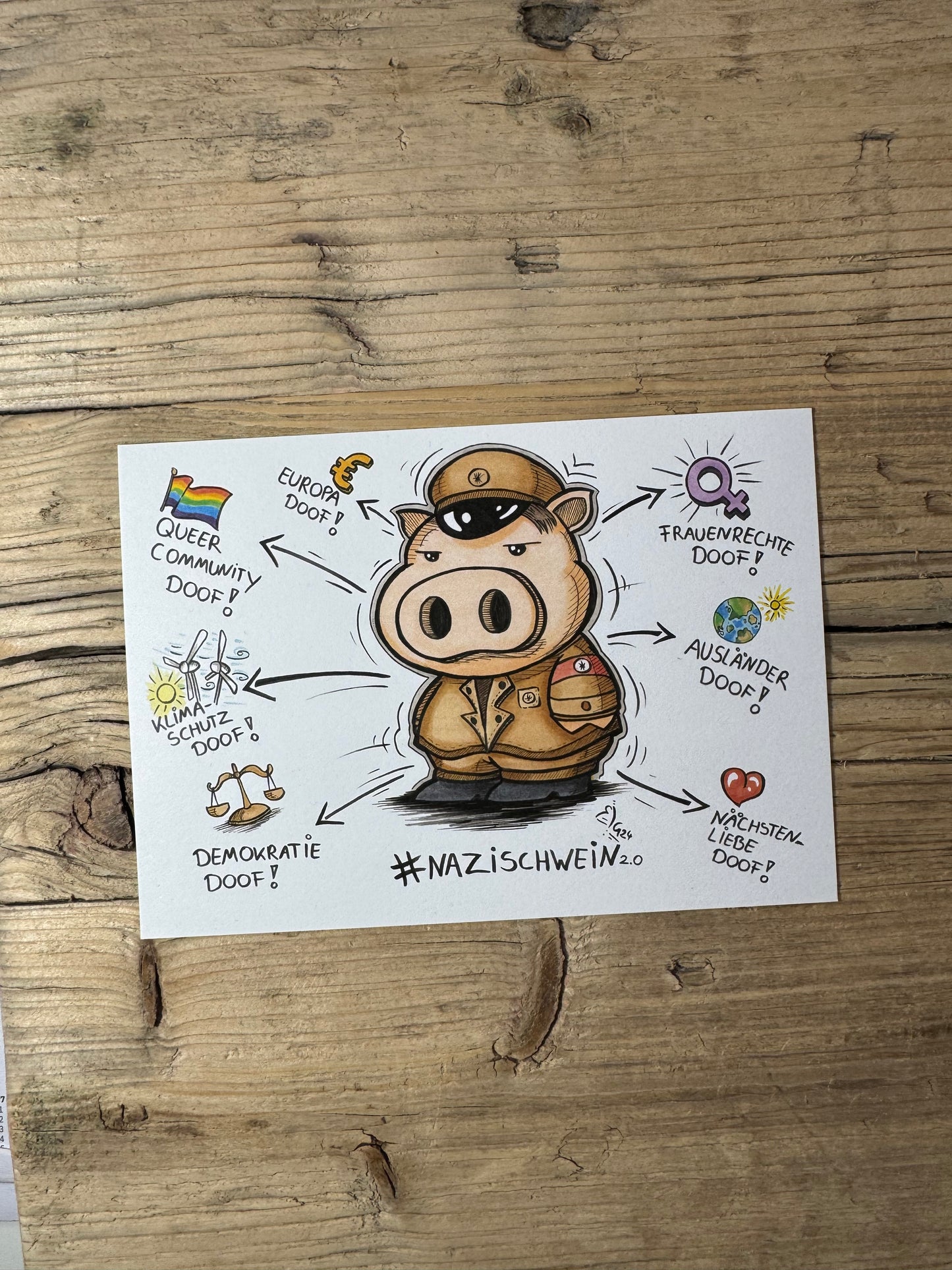 G-rußkartenpaket "linksversifft"