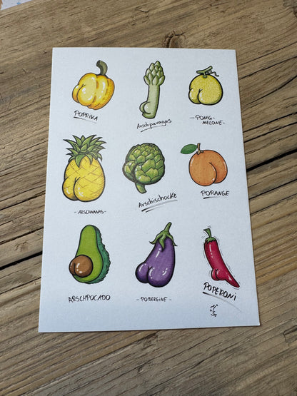 G-rußkartenpaket "Arschfrüchte"
