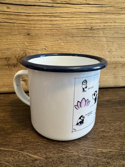 Emaille Tasse Pandayoga