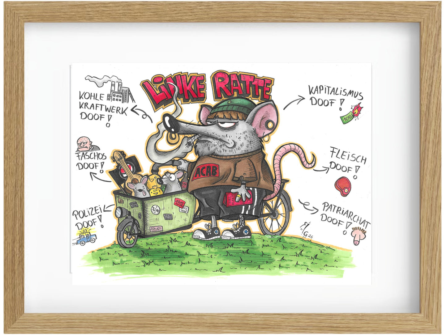 Linke Ratte – Eiche