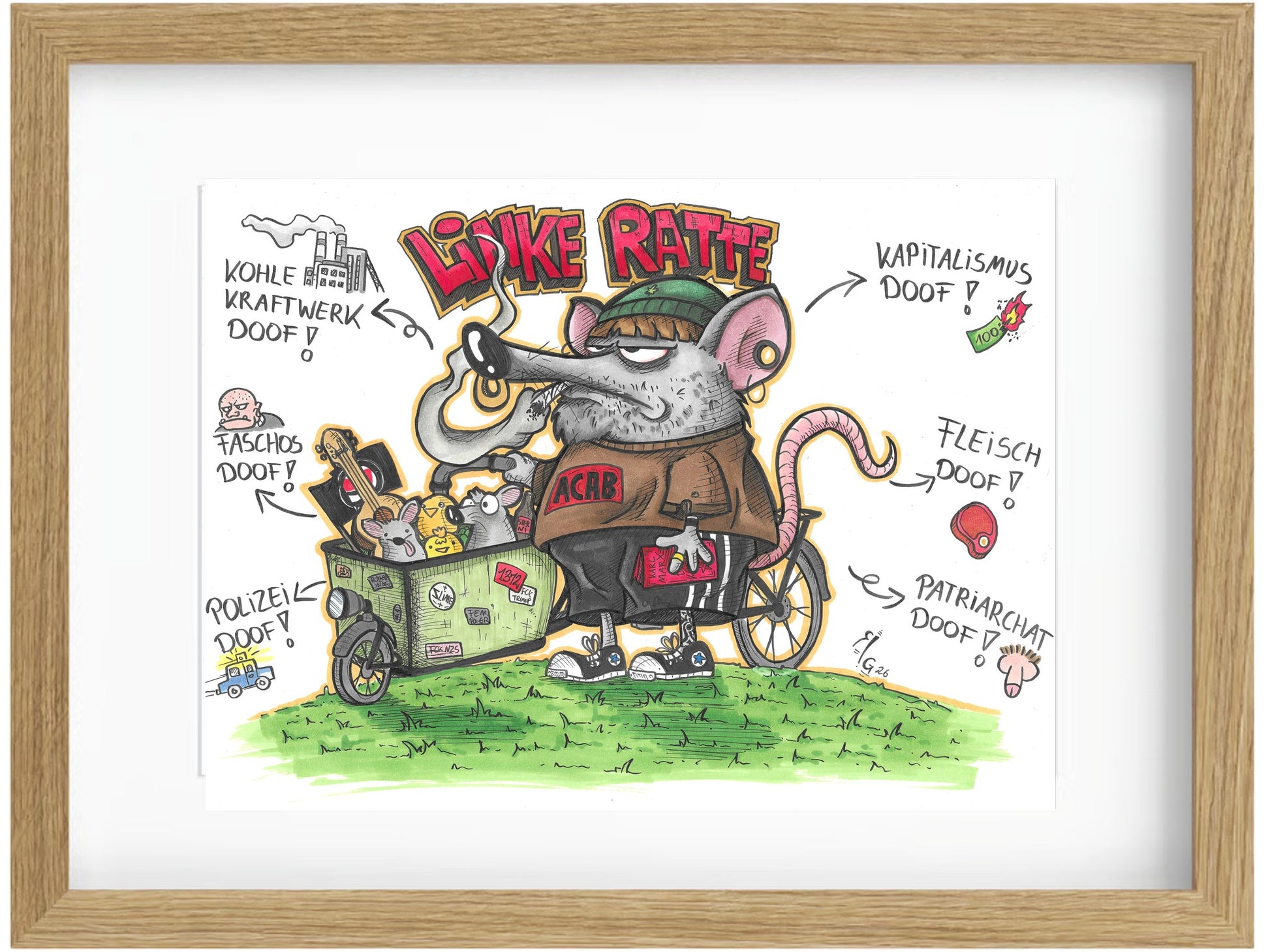 Linke Ratte – Eiche