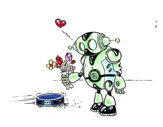 Roboter Blumen